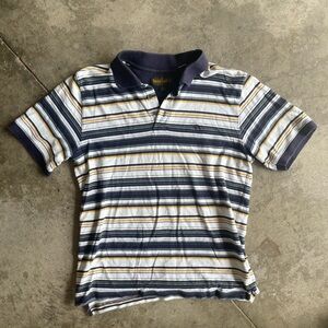 Vintage 90s Timberland Striped Muscle Shirt Men's Large